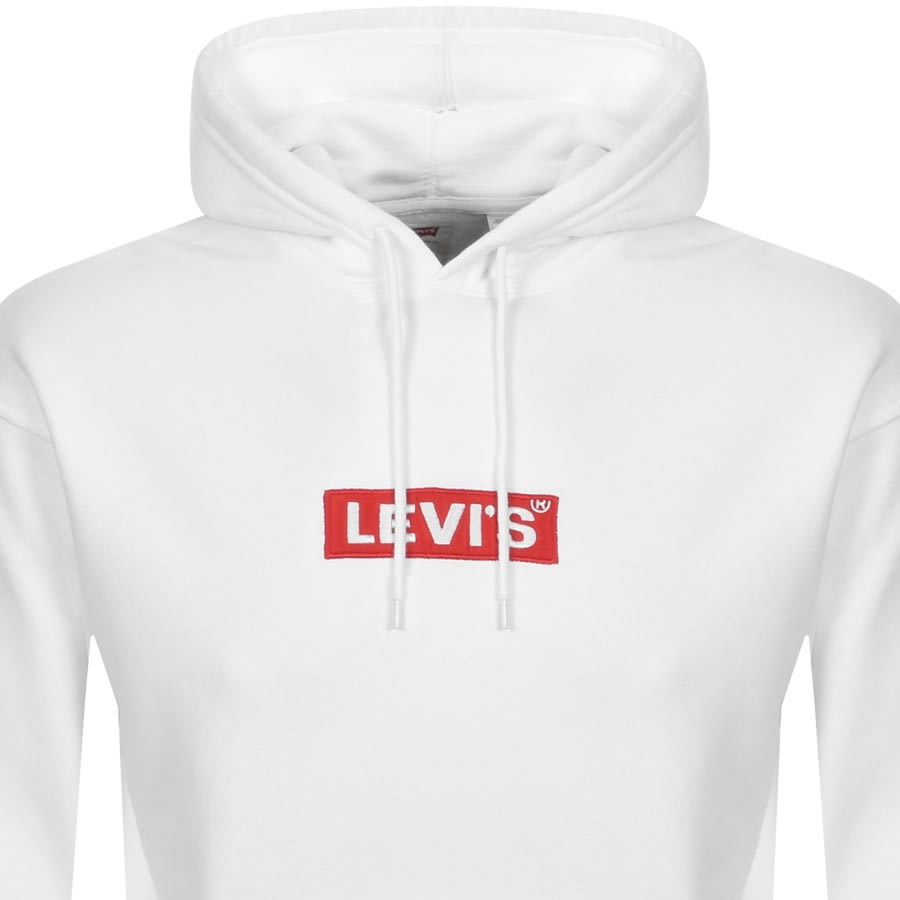 Alternative Image for ProductLevis Relaxed Graphic Logo Hoodie White2